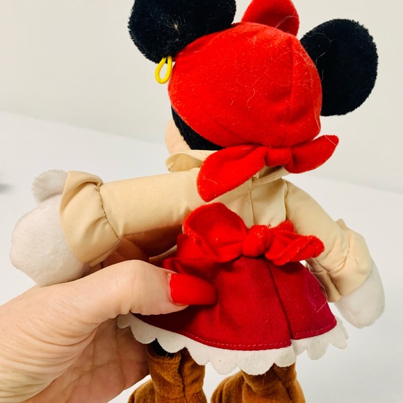 Authentic Disney Minnie and Mickey Mouse 2 dolls. Plus Minnie headband.Adorable. - Picture 6 of 8